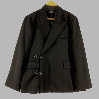 【中古品】【メンズ】 CLEL クレイル プライムTR ダブルラペルテーラードジャケット BLACK SIZE:M 140-260818-io-05-fuzh カラー：ブラック 万代Net店