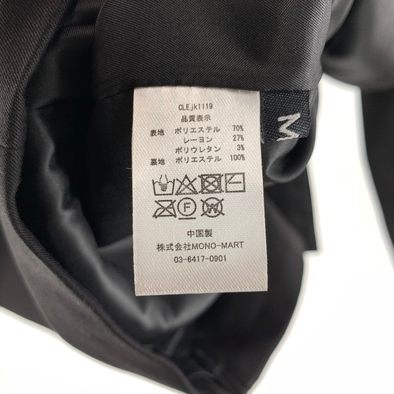 【中古品】【メンズ】 CLEL クレイル プライムTR ダブルラペルテーラードジャケット BLACK SIZE:M 140-260818-io-05-fuzh カラー：ブラック 万代Net店