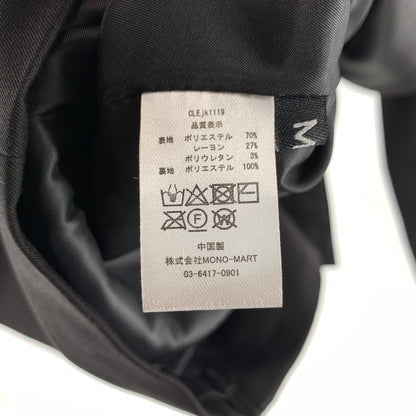 【中古品】【メンズ】 CLEL クレイル プライムTR ダブルラペルテーラードジャケット BLACK SIZE:M 140-260818-io-05-fuzh カラー：ブラック 万代Net店