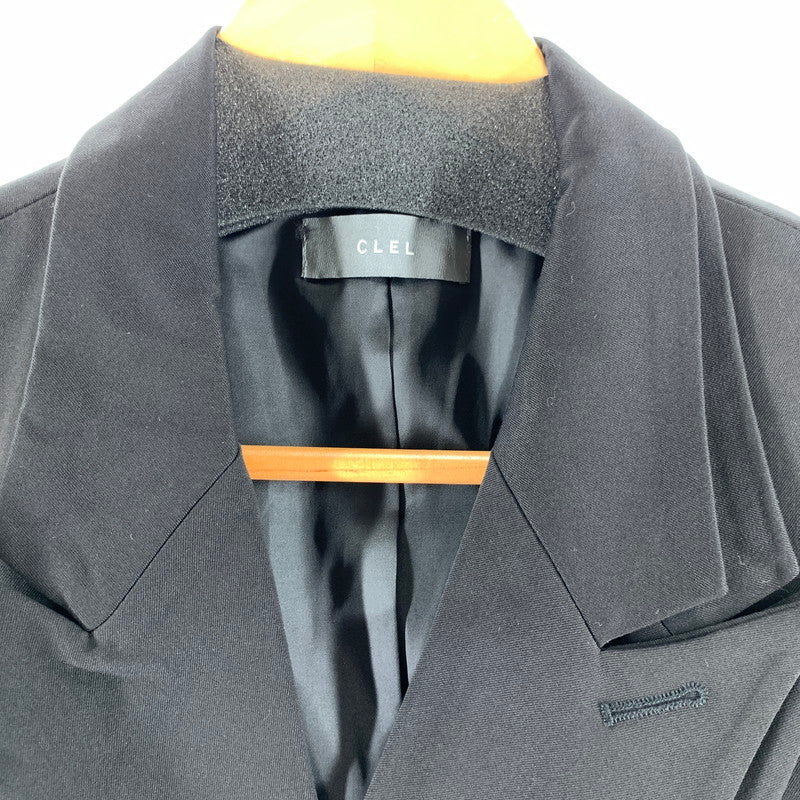 【中古品】【メンズ】 CLEL クレイル プライムTR ダブルラペルテーラードジャケット BLACK SIZE:M 140-260818-io-05-fuzh カラー：ブラック 万代Net店