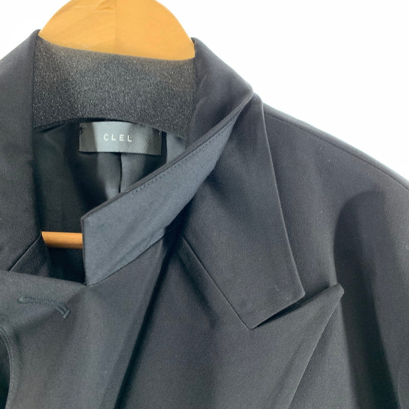 【中古品】【メンズ】 CLEL クレイル プライムTR ダブルラペルテーラードジャケット BLACK SIZE:M 140-260818-io-05-fuzh カラー：ブラック 万代Net店