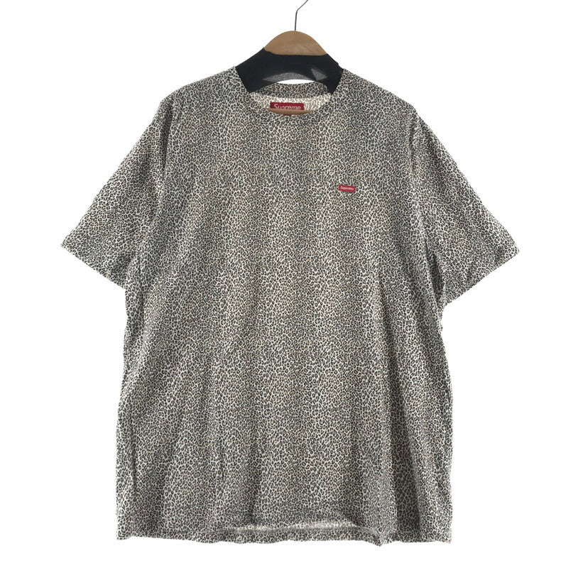 【中古品】【メンズ】 SUPREME SMALL BOX LOGO TEE シュプリーム スモール ボックスロゴ Tシャツ レオパード柄 SIZE:L 149-260727-ky-13-fuzh 万代Net店