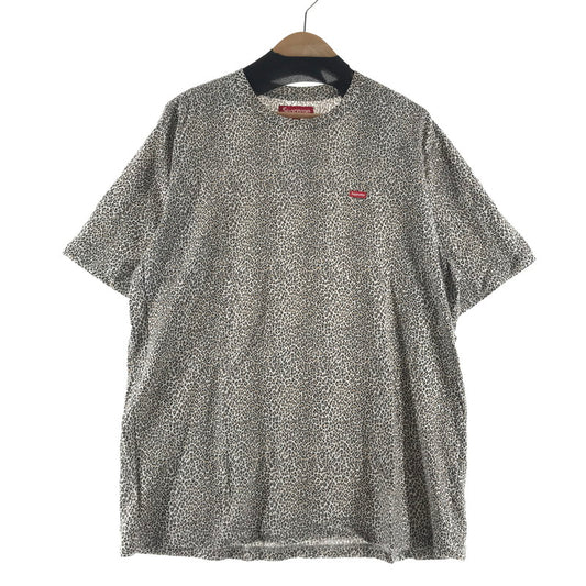 【中古品】【メンズ】 SUPREME SMALL BOX LOGO TEE シュプリーム スモール ボックスロゴ Tシャツ レオパード柄 SIZE:L 149-260727-ky-13-fuzh 万代Net店