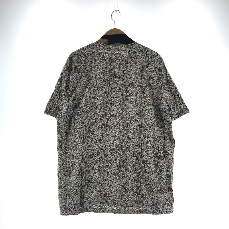 【中古品】【メンズ】 SUPREME SMALL BOX LOGO TEE シュプリーム スモール ボックスロゴ Tシャツ レオパード柄 SIZE:L 149-260727-ky-13-fuzh 万代Net店