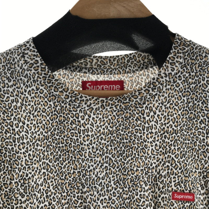 【中古品】【メンズ】 SUPREME SMALL BOX LOGO TEE シュプリーム スモール ボックスロゴ Tシャツ レオパード柄 SIZE:L 149-260727-ky-13-fuzh 万代Net店