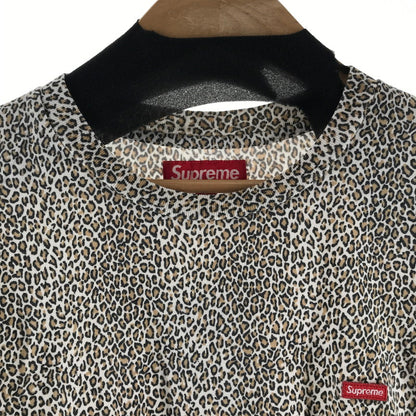 【中古品】【メンズ】 SUPREME SMALL BOX LOGO TEE シュプリーム スモール ボックスロゴ Tシャツ レオパード柄 SIZE:L 149-260727-ky-13-fuzh 万代Net店