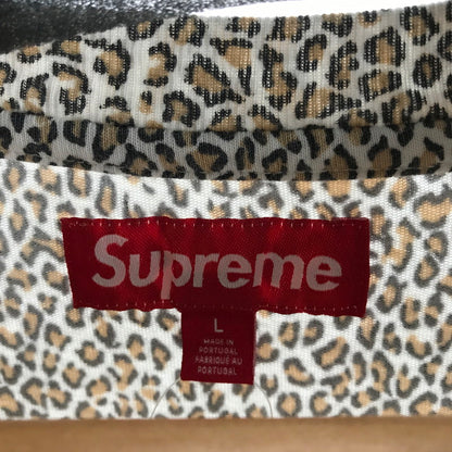 【中古品】【メンズ】 SUPREME SMALL BOX LOGO TEE シュプリーム スモール ボックスロゴ Tシャツ レオパード柄 SIZE:L 149-260727-ky-13-fuzh 万代Net店