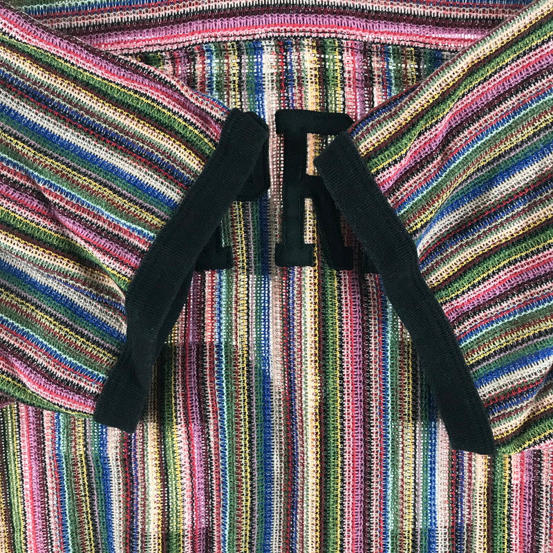 【中古品】【メンズ】 SUPREME シュプリーム OPEN KNIT FOOTBALL TOPS シュプリーム オープン ニット フットボール トップス カラー MLUTI SIZE:L　 149-260727-ky-12-fuzh 万代Net店