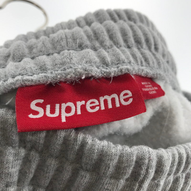 【中古品】【メンズ】 SUPREME シュプリーム SATIN APPLIQUE SWEATPANT サテン アップリケ スェットパンツ カラーGRAY SIZE:L 149-260727-ky-15-fuzh 万代Net店