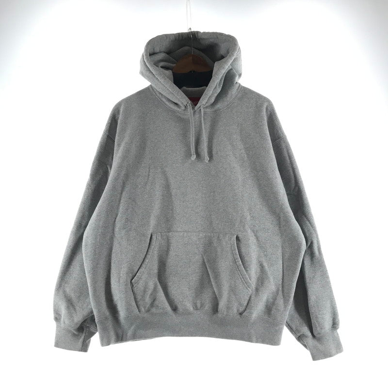 【中古品】【メンズ】 SUPREME シュプリーム SATIN APPLIQUE HOODED SWEATSHIRT サテン アップリケ フーディー スェット カラーGRAY SIZE:L 149-260727-ky-14-fuzh 万代Net店