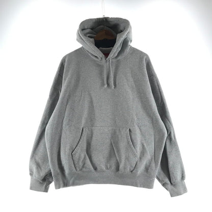 【中古品】【メンズ】 SUPREME シュプリーム SATIN APPLIQUE HOODED SWEATSHIRT サテン アップリケ フーディー スェット カラーGRAY SIZE:L 149-260727-ky-14-fuzh 万代Net店