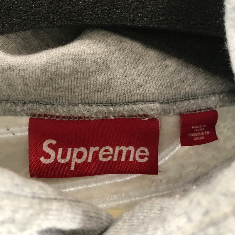 【中古品】【メンズ】 SUPREME シュプリーム SATIN APPLIQUE HOODED SWEATSHIRT サテン アップリケ フーディー スェット カラーGRAY SIZE:L 149-260727-ky-14-fuzh 万代Net店