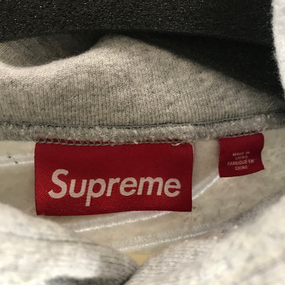 【中古品】【メンズ】 SUPREME シュプリーム SATIN APPLIQUE HOODED SWEATSHIRT サテン アップリケ フーディー スェット カラーGRAY SIZE:L 149-260727-ky-14-fuzh 万代Net店