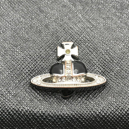 【中古品】【メンズ】 VIVIENNE WESTWOOD ヴィヴィアン・ウエストウッド 3つ折り財布 カラーBLACK　※一部ストーン欠品 財布 200-260727-ky-03-fuzh 万代Net店