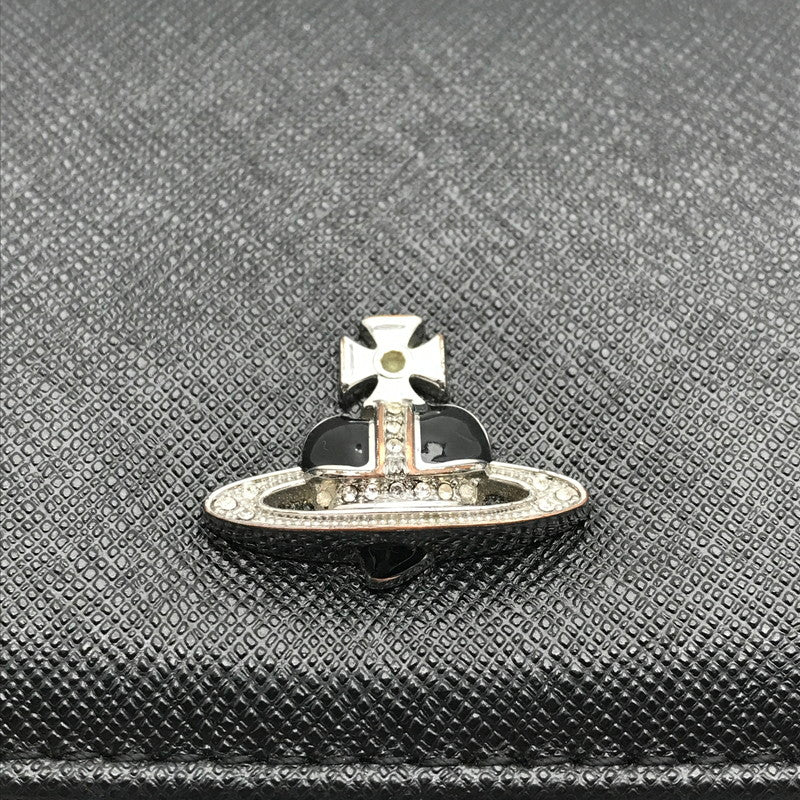 【中古品】【メンズ】 VIVIENNE WESTWOOD ヴィヴィアン・ウエストウッド 3つ折り財布 カラーBLACK　※一部ストーン欠品 財布 200-260727-ky-03-fuzh 万代Net店