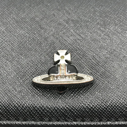 【中古品】【メンズ】 VIVIENNE WESTWOOD ヴィヴィアン・ウエストウッド 3つ折り財布 カラーBLACK　※一部ストーン欠品 財布 200-260727-ky-03-fuzh 万代Net店