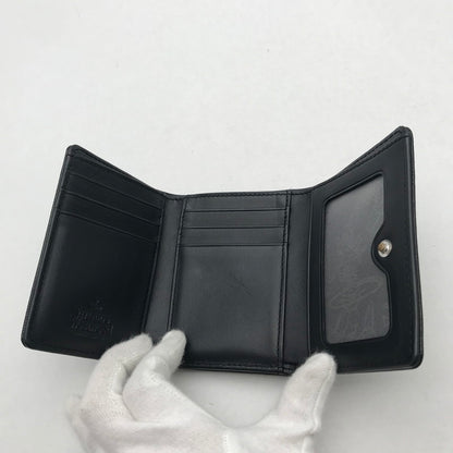 【中古品】【メンズ】 VIVIENNE WESTWOOD ヴィヴィアン・ウエストウッド 3つ折り財布 カラーBLACK　※一部ストーン欠品 財布 200-260727-ky-03-fuzh 万代Net店