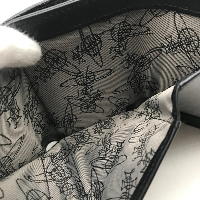 【中古品】【メンズ】 VIVIENNE WESTWOOD ヴィヴィアン・ウエストウッド 3つ折り財布 カラーBLACK　※一部ストーン欠品 財布 200-260727-ky-03-fuzh 万代Net店