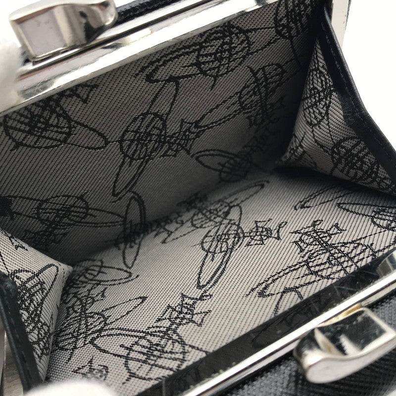 【中古品】【メンズ】 VIVIENNE WESTWOOD ヴィヴィアン・ウエストウッド 3つ折り財布 カラーBLACK　※一部ストーン欠品 財布 200-260727-ky-03-fuzh 万代Net店