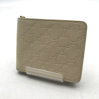 【中古品】【メンズ】 COMME DES GARCONS コムデギャルソン クローバーエンボスウォレットカラーWHITE 財布 200-260727-ky-04-fuzh 万代Net店