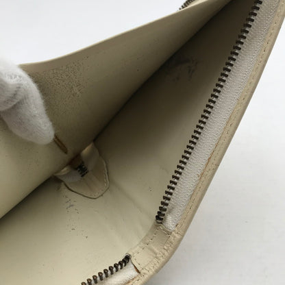 【中古品】【メンズ】 COMME DES GARCONS コムデギャルソン クローバーエンボスウォレットカラーWHITE 財布 200-260727-ky-04-fuzh 万代Net店