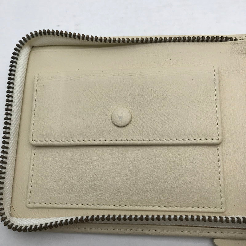【中古品】【メンズ】 COMME DES GARCONS コムデギャルソン クローバーエンボスウォレットカラーWHITE 財布 200-260727-ky-04-fuzh 万代Net店