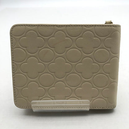 【中古品】【メンズ】 COMME DES GARCONS コムデギャルソン クローバーエンボスウォレットカラーWHITE 財布 200-260727-ky-04-fuzh 万代Net店