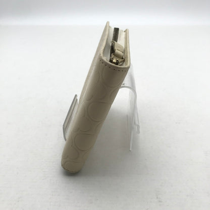 【中古品】【メンズ】 COMME DES GARCONS コムデギャルソン クローバーエンボスウォレットカラーWHITE 財布 200-260727-ky-04-fuzh 万代Net店