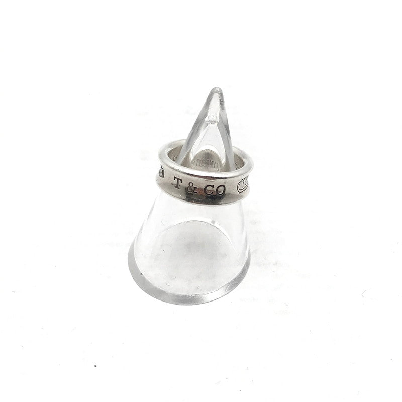 【中古品】【メンズ】 TIFFANY＆CO 1837 ティファニー シルバーナローリング SIZE:7号　 アクセサリー 192-260727-ky-05-fuzh 8号 万代Net店