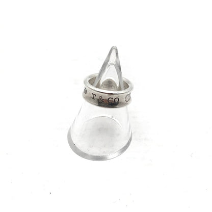 【中古品】【メンズ】 TIFFANY＆CO 1837 ティファニー シルバーナローリング SIZE:7号　 アクセサリー 192-260727-ky-05-fuzh 8号 万代Net店
