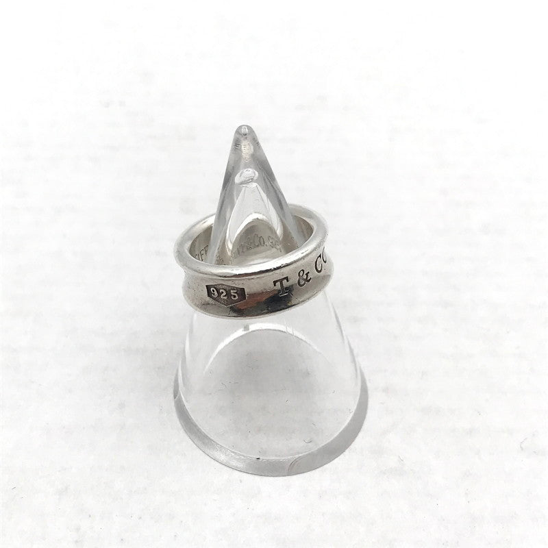 【中古品】【メンズ】 TIFFANY＆CO 1837 ティファニー シルバーナローリング SIZE:7号　 アクセサリー 192-260727-ky-05-fuzh 8号 万代Net店