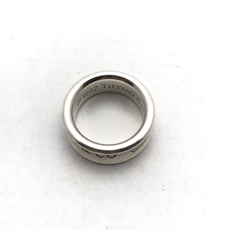 【中古品】【メンズ】 TIFFANY＆CO 1837 ティファニー シルバーナローリング SIZE:7号　 アクセサリー 192-260727-ky-05-fuzh 8号 万代Net店