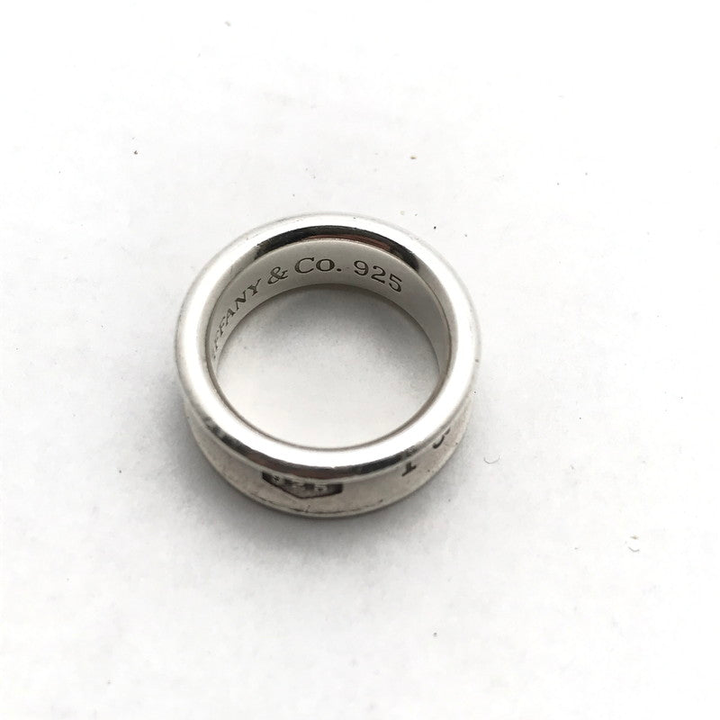 【中古品】【メンズ】 TIFFANY＆CO 1837 ティファニー シルバーナローリング SIZE:7号　 アクセサリー 192-260727-ky-05-fuzh 8号 万代Net店