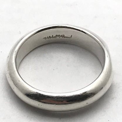 【中古品】【メンズ】 WILD WOOD ワイルドウッド HALF ROUND SILVER RING ハーフラウンドシルバーリング SIZE:12号 アクセサリー 192-260727-ky-06-fuzh 9.5号 万代Net店