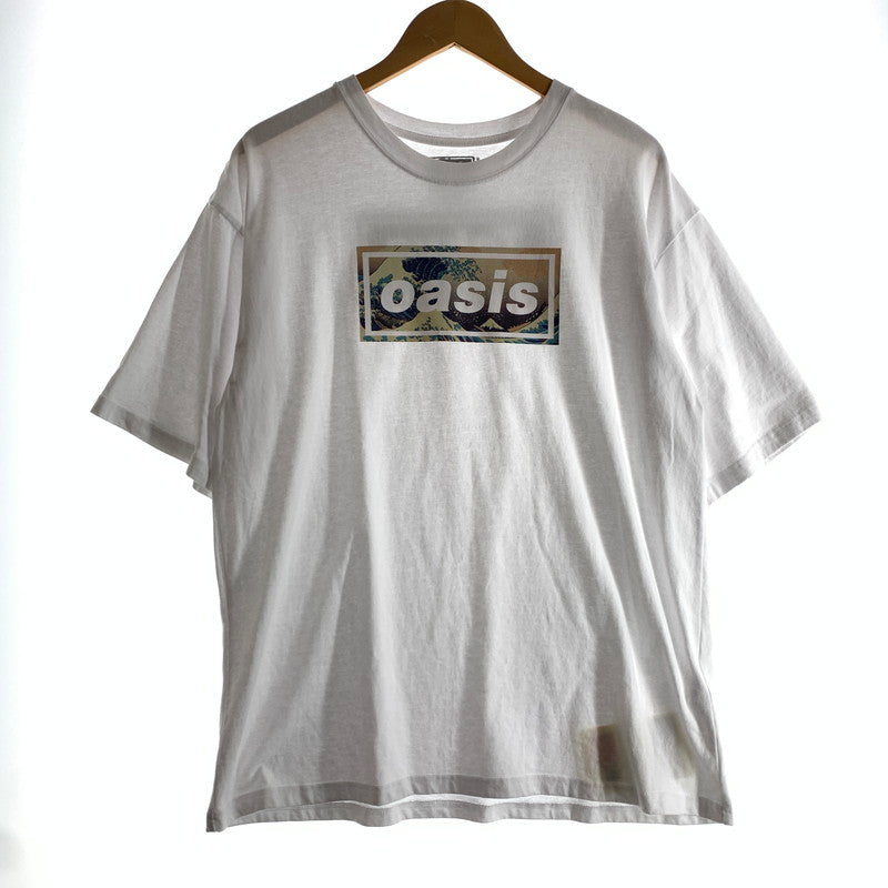 【中古品】【メンズ】 OASIS オアシス 神奈川沖浪裏 日本限定 Tシャツ 波 Oasis Live 25 147-260803-ny-20-fuzh サイズ：XL カラー：ホワイト 万代Net店