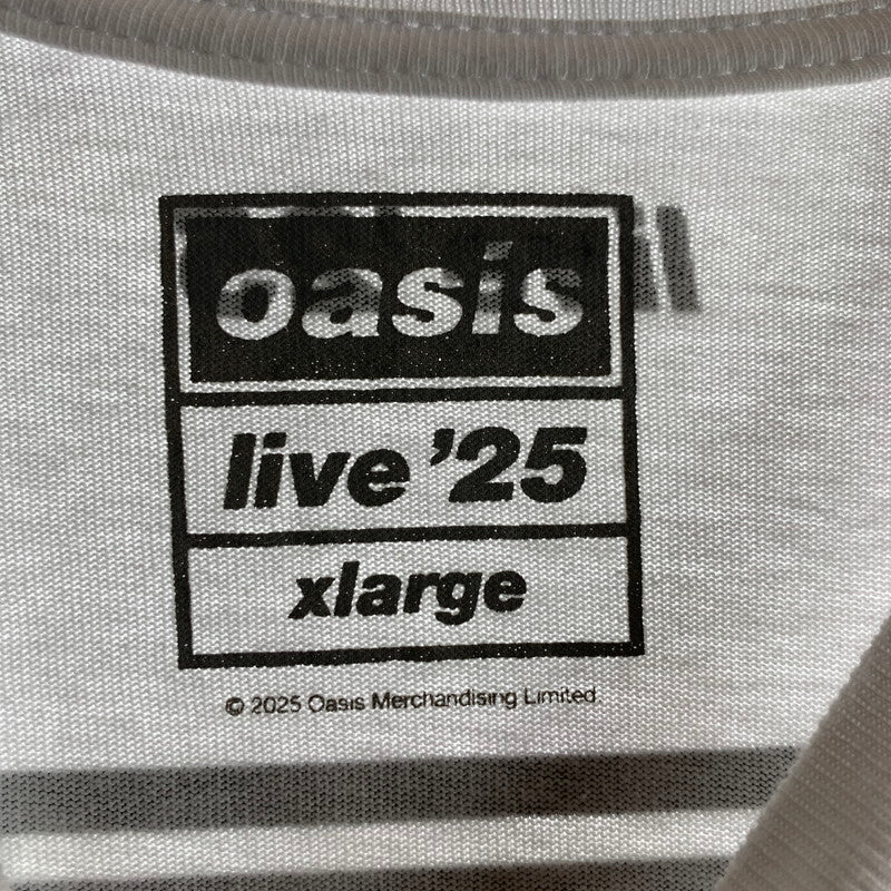 【中古品】【メンズ】 OASIS オアシス 神奈川沖浪裏 日本限定 Tシャツ 波 Oasis Live 25 147-260803-ny-20-fuzh サイズ：XL カラー：ホワイト 万代Net店