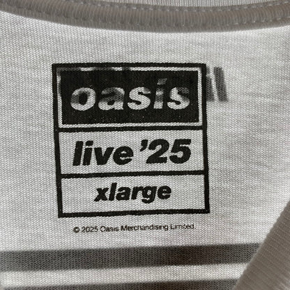 【中古品】【メンズ】 OASIS オアシス 神奈川沖浪裏 日本限定 Tシャツ 波 Oasis Live 25 147-260803-ny-20-fuzh サイズ：XL カラー：ホワイト 万代Net店