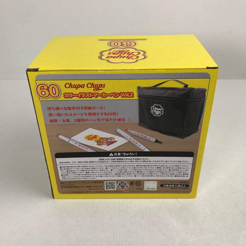 【未使用品】 チュッパチャプス カラーイラストマーカーペン vol.2 60カラー セット カラーペン 011-260728-ky-04-fuz 万代Net店