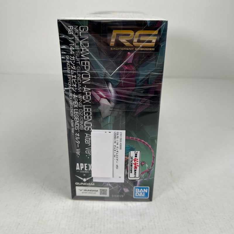 【中古品】 内装未開封 RG 1/144 ガンダムエピオン -APEX LEGENDS(TM) オルター Ver.- ガンプラ プラモ プラモデル ※箱傷みあり 058-260814-io-55-fuzh 万代Net店