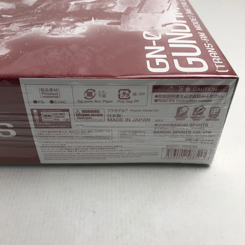 【中古美品】 1 100 MG GN-002 ガンダムデュナメス(トランザムモード) メタリックグロスインジェクション ガンプラ プラモデル 058-260731-ky-18-fuzh 万代Net店