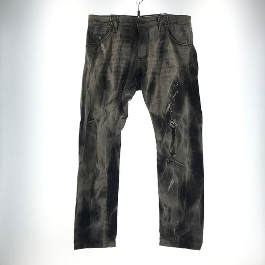 【中古品】【メンズ】 DSQUARED2 ディースクエアード S71LA0366 DENIM PANTS デニムパンツ カラーGRAY SIZE:48 ダメージ.ペンキプリント加工 152-260727-ky-07-fuzh 万代Net店