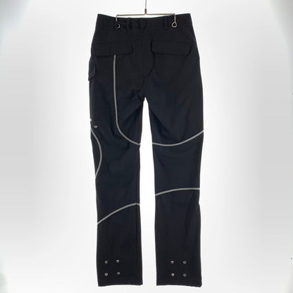 【中古品】【メンズ】 HELIOT EMIL エリオット エミル NYLON PANTS ナイロンパンツ BLACK SIZE:46 ズボン 152-260729-mh-27-fuzh サイズ：46 カラー：ブラック 万代Net店