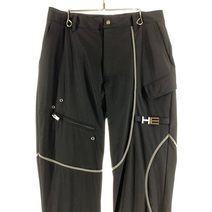 【中古品】【メンズ】 HELIOT EMIL エリオット エミル NYLON PANTS ナイロンパンツ BLACK SIZE:46 ズボン 152-260729-mh-27-fuzh サイズ：46 カラー：ブラック 万代Net店