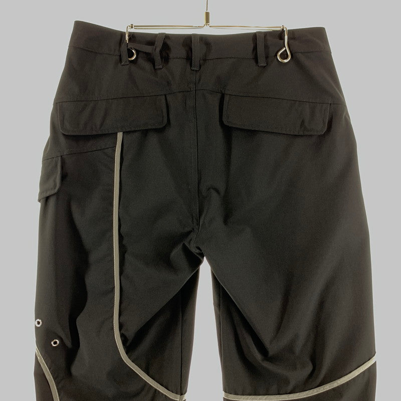 【中古品】【メンズ】 HELIOT EMIL エリオット エミル NYLON PANTS ナイロンパンツ BLACK SIZE:46 ズボン 152-260729-mh-27-fuzh サイズ：46 カラー：ブラック 万代Net店