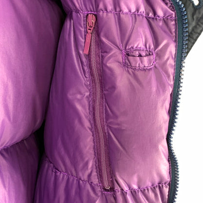 【中古品】【メンズ】 HUNTING FIELD ハンティング フィールド DOWN JACKET ダウンジャケット BLUE.BROWN IN PURPLE SIZE:O ※汚れ有 144-260803-io-05-fuzh カラー：ブルーブラウン 万代Net店