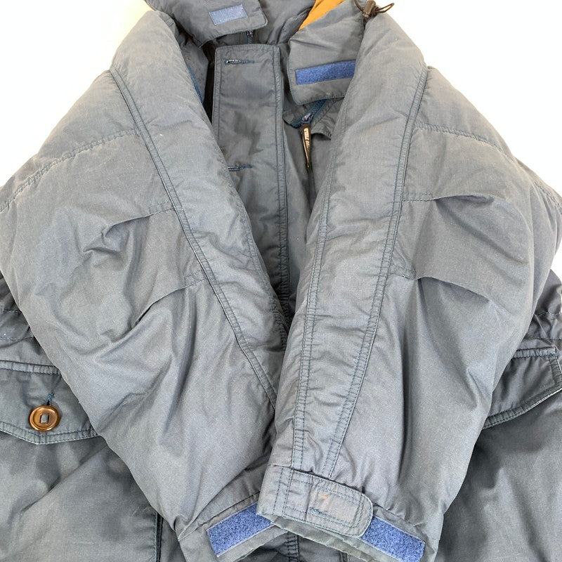 【中古品】【メンズ】 HUNTING FIELD ハンティング フィールド DOWN JACKET ダウンジャケット BLUE.BROWN IN PURPLE SIZE:O ※汚れ有 144-260803-io-05-fuzh カラー：ブルーブラウン 万代Net店