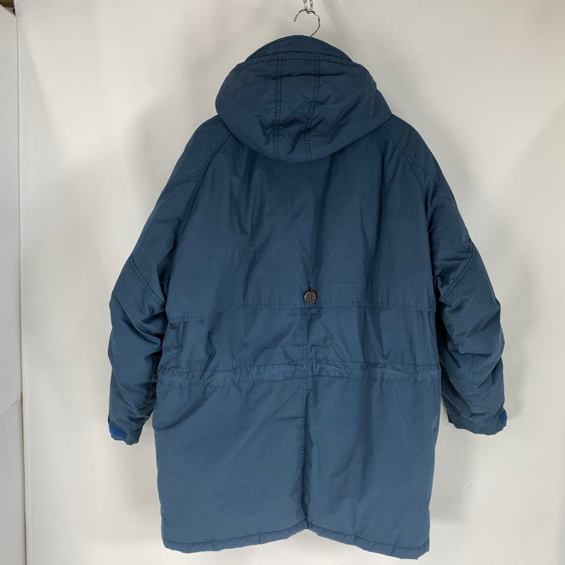 【中古品】【メンズ】 HUNTING FIELD ハンティング フィールド DOWN JACKET ダウンジャケット BLUE.BROWN IN PURPLE SIZE:O ※汚れ有 144-260803-io-05-fuzh カラー：ブルーブラウン 万代Net店
