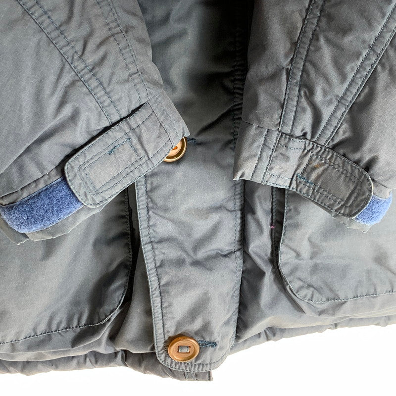 【中古品】【メンズ】 HUNTING FIELD ハンティング フィールド DOWN JACKET ダウンジャケット BLUE.BROWN IN PURPLE SIZE:O ※汚れ有 144-260803-io-05-fuzh カラー：ブルーブラウン 万代Net店