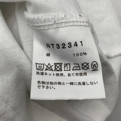 【中古品】【メンズ】 THE NORTH FACE L S FLOWER LOGO ザ・ノースフェイス 長袖Tシャツ フラワーロゴ ブランド 古着 144-260808-gm-19-fuzh サイズ：XL カラー：ホワイト 万代Net店