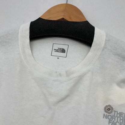 【中古品】【メンズ】 THE NORTH FACE L S FLOWER LOGO ザ・ノースフェイス 長袖Tシャツ フラワーロゴ ブランド 古着 144-260808-gm-19-fuzh サイズ：XL カラー：ホワイト 万代Net店